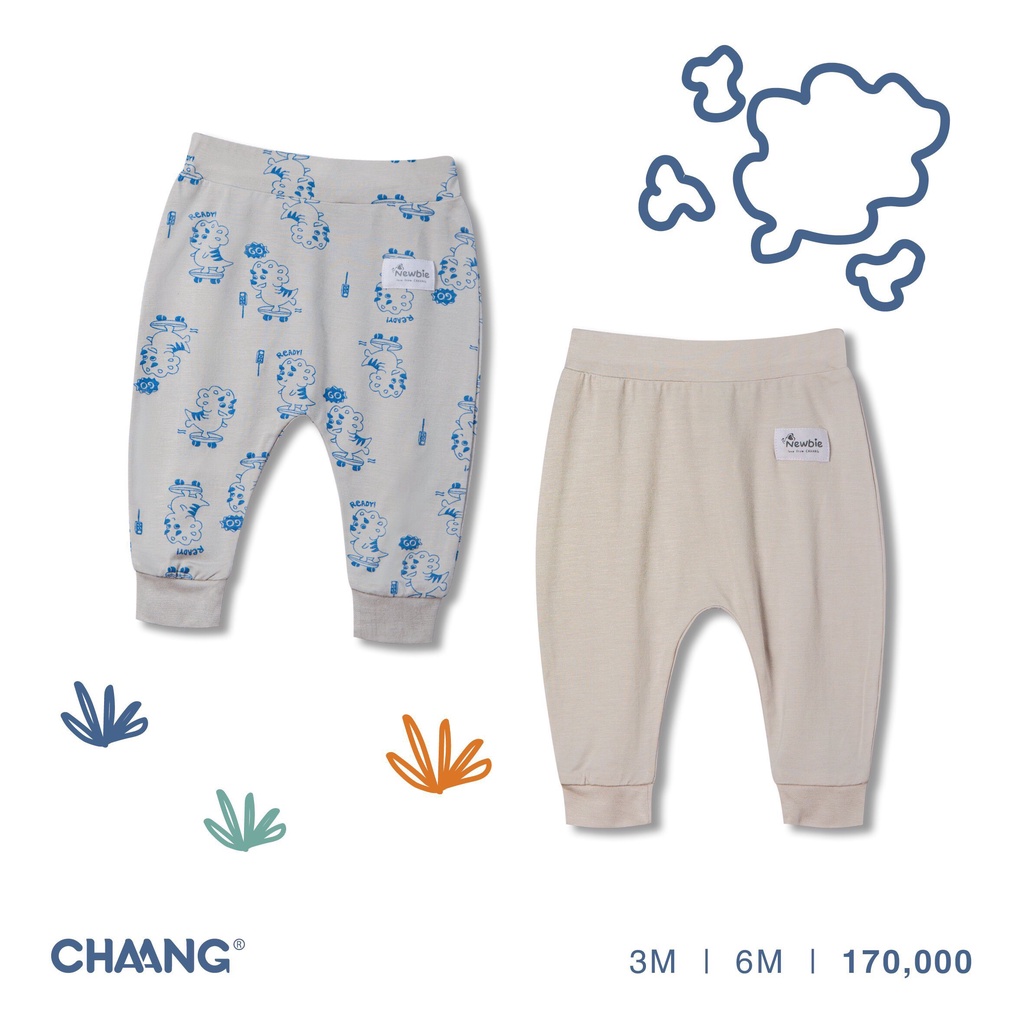 Chaang Set quần dài Pony Dino nhiều màu cho bé AW2021D16