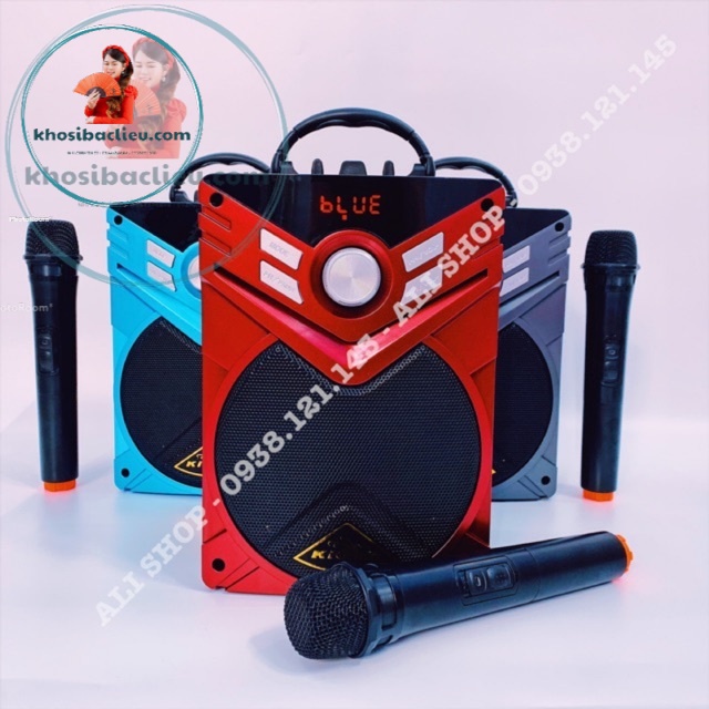 Loa Karaoke K56 Kèm Micro Không Dây Âm Thanh Siêu Hay