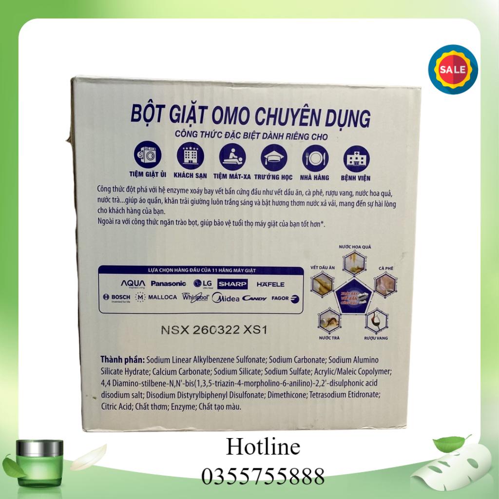 Bột giặt OMO thùng 9KG cho máy cửa trên, cửa trước, giặt tay