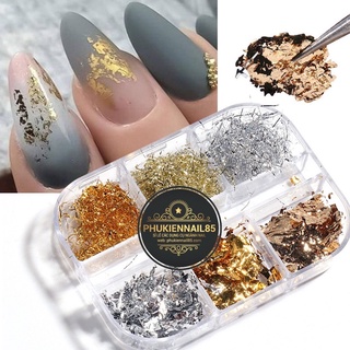 Set nhũ giấy nhũ sợi vàng bạc
