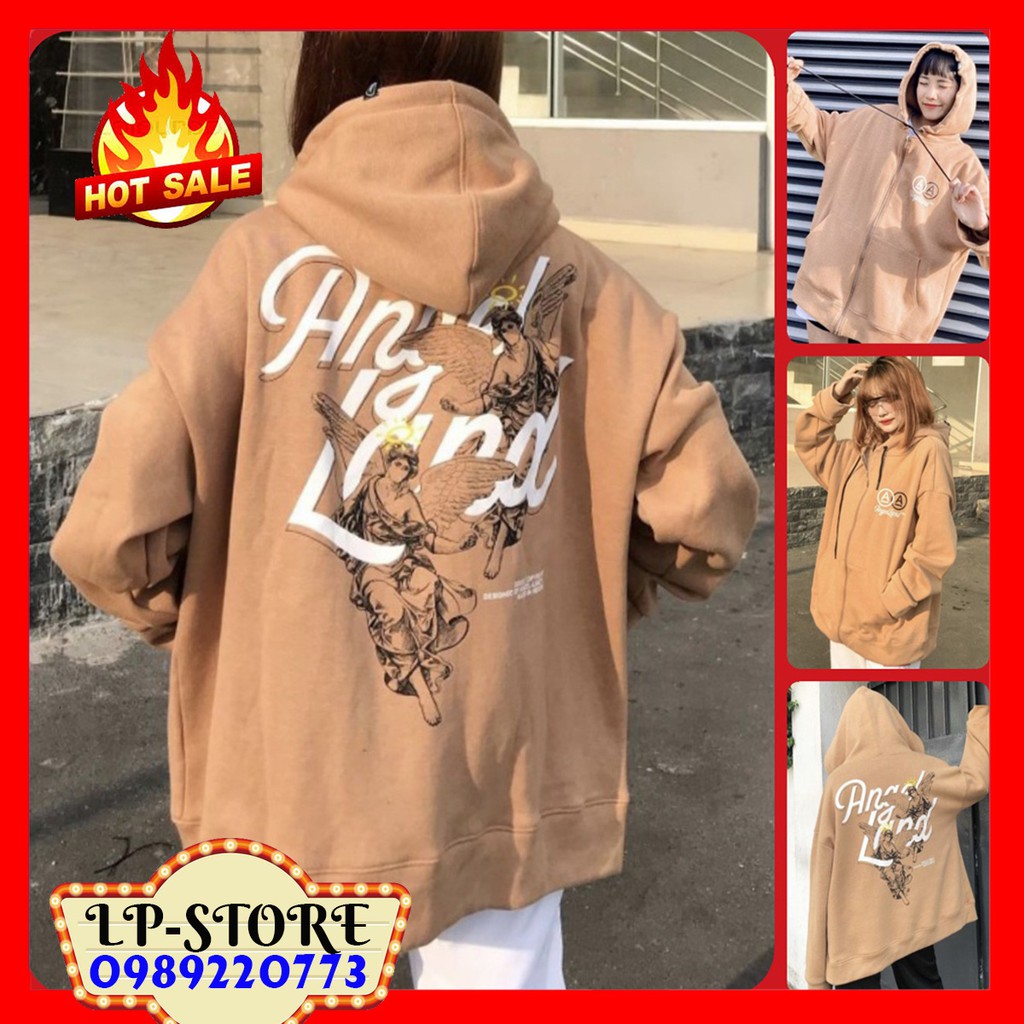 [FREESHIP] Áo Hoodie - Áo Khoác Nỉ Nam Nữ Unisex ANGEL LAND - Kèm DEAL Sốc