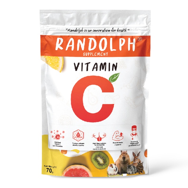 Bánh Cỏ Bổ Sung Vitamin C Randolph  FREE SHIP  Thỏ Bọ Chichilla Sóc Treats For Herbivores Vitamin C