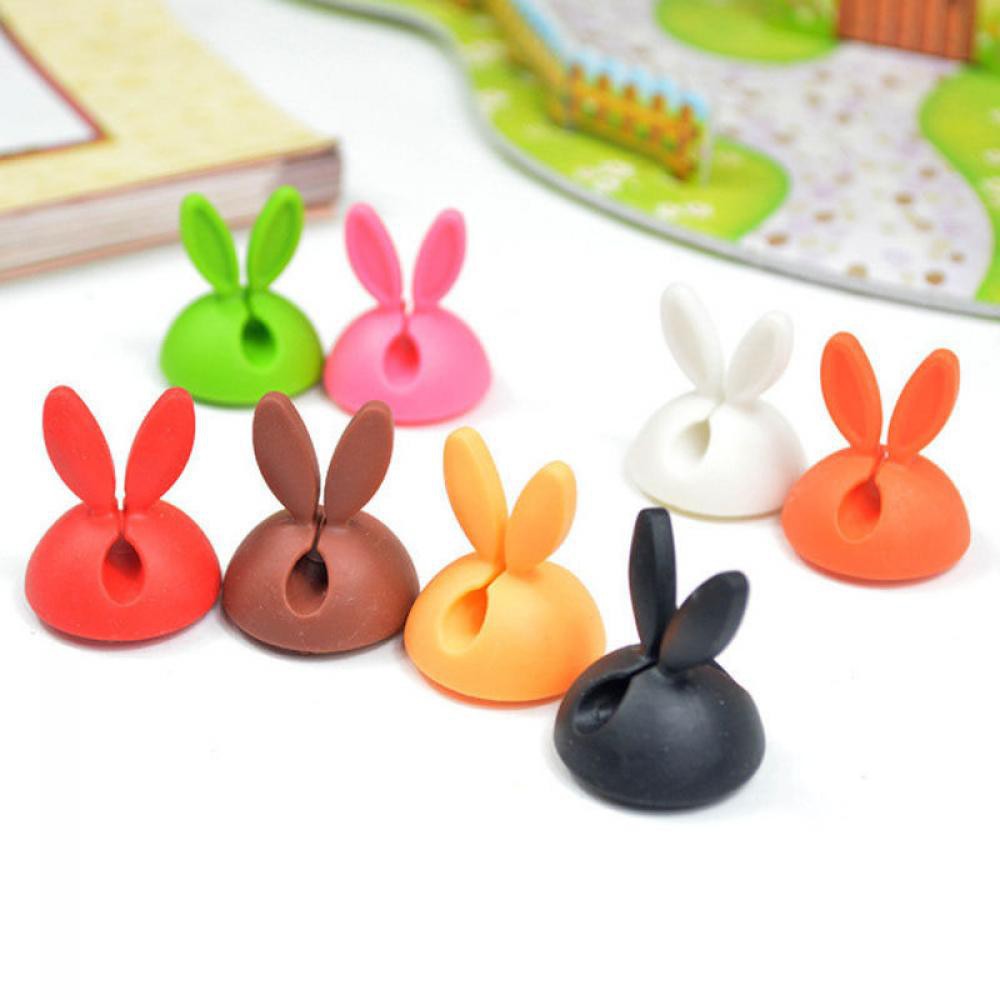 4 Cái Kẹp Dây Cáp Hình Con Thỏ