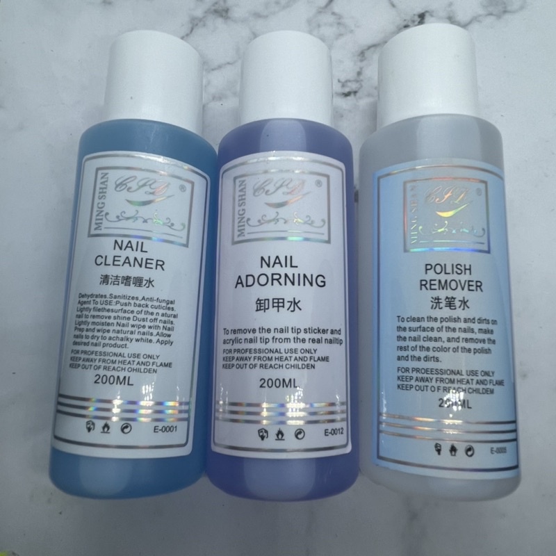 Nước lau gel nail cleaner dùng cho nail 200ml