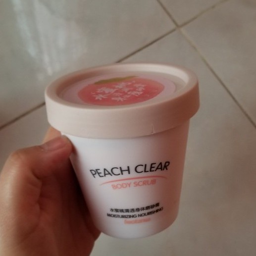 Kem Tẩy Tế Bào Chết Toàn Thân Từ Trái Đào Body Peach Feotznw Peach Clear Body Scrub (200ml) Dưỡng Ẩm Làm Trắng Da