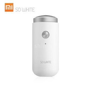 [Hàng mới về] Máy cạo râu điện bỏ túi Xiaomi SO WHITE cổng sạc USB Type-C có thể rửa được với đèn LED chỉ báo