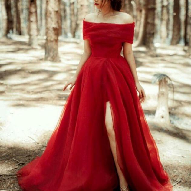 Đầm maxi xẻ đùi mặc được 3 kiểu siêu xinh - size M/L  MS214V