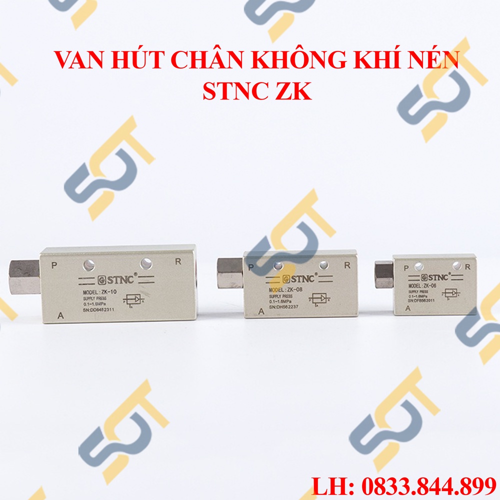 Van khí nén, van hút chân không khí nén STNC ZK