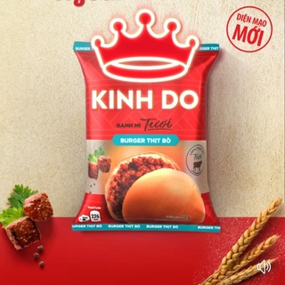 Bánh mì Tươi Kinh Đô Buger Bò (Lốc 10 Bánh)