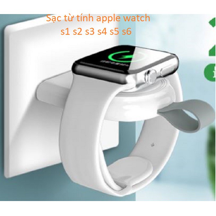 Sạc không dây apple watch series 1-2-3-4-5-6 Hàng tiêu chuẩn apple ( BẢO HÀNH 1 ĐỔI 1 30 NGÀY )