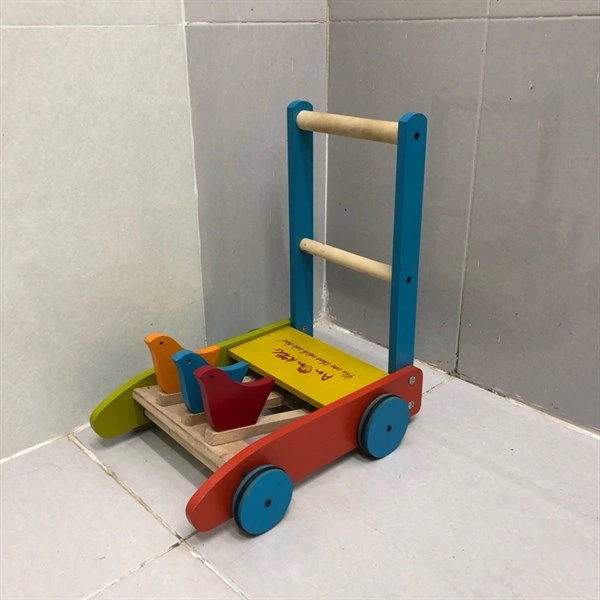 Xe Tập Đi Gỗ 3 Con Cho Bé Tập Đi