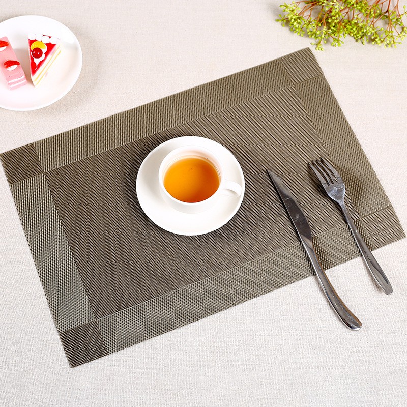 Tấm lót bàn ăn Teslin cao cấp Elliver cách nhiệt chống nước chống trơn trượt _L39