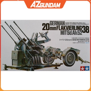 Mô Hình Lắp Ráp Tank Pháo Cao Xạ German 20mm German Flakvierling 38 Chính Hãng Tamiya Tỉ Lệ 1/35