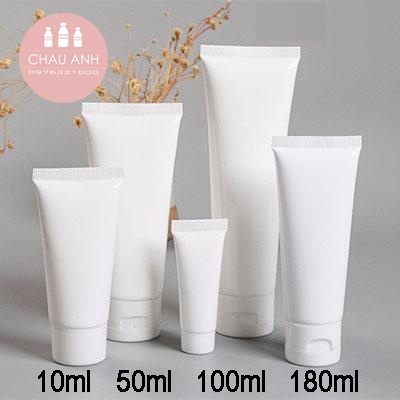 Tuýp nhựa trắng đục chọn size