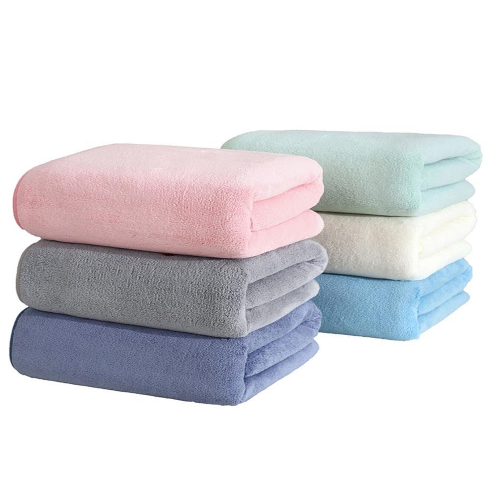 Khăn tắm gia dụng thấm hút tốt hơn cotton nguyên chất, khô thoáng và không rụng lông, nữ có thể mặc quấn đôi nam l