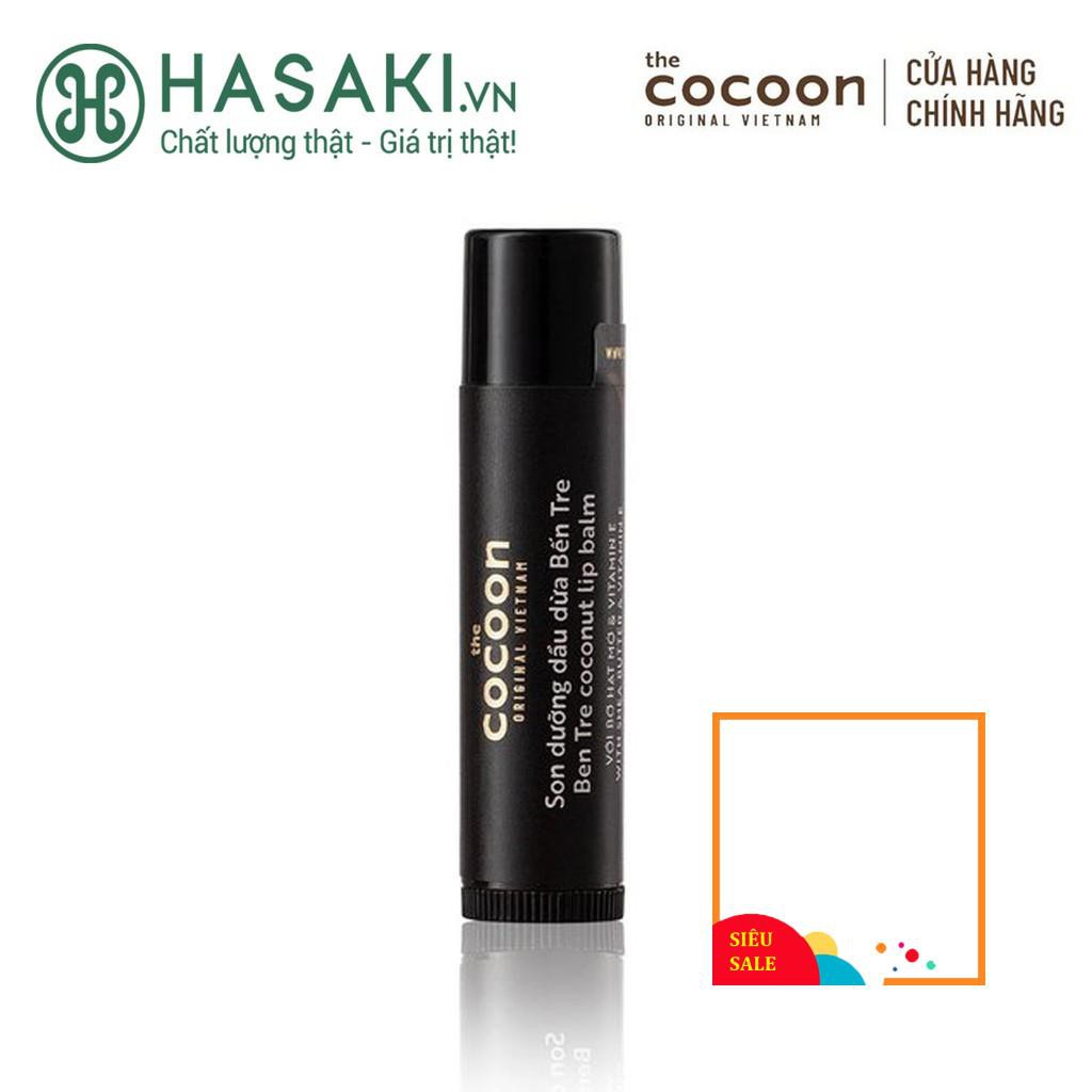 Son Dưỡng Dầu Dừa Bến Tre Cocoon Ben Tre Coconut Lip Balm 5g