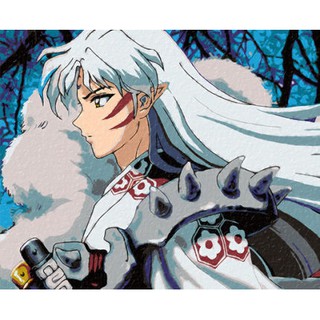 Tranh sơn dầu số hóa DIY - Inuyasha - Sesshomaru