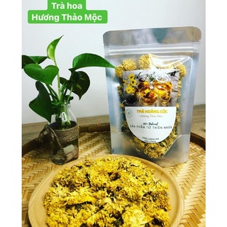 Trà Hoàng Cúc (Hoa Cúc khô sấy lạnh, Giải Độc, Thanh Nhiệt, Ngủ Ngon) - Hương Thảo Mộc