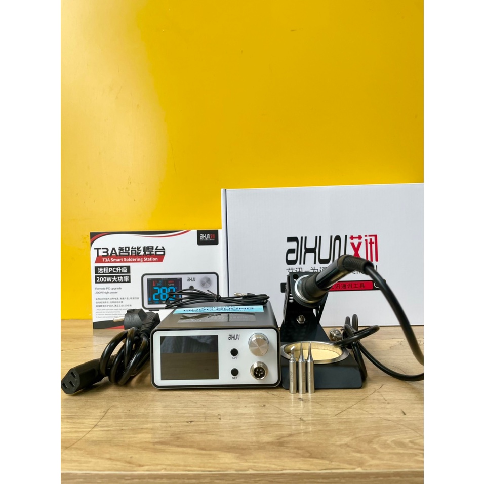 Máy hàn AiXun T3A-936 (kèm 3 mũi hàn cong/ thẳng/ dao)