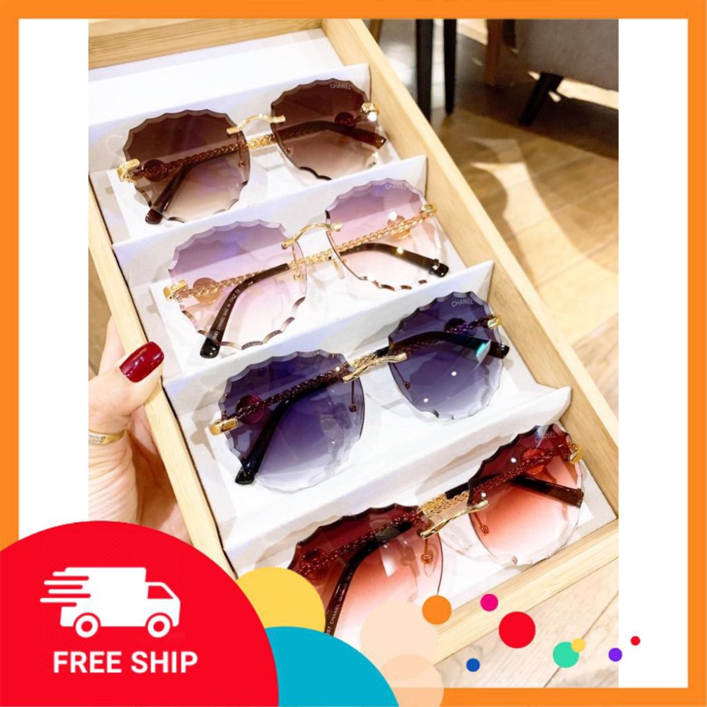 Kính mát thời trang nữ A2047 🎇 Kính chống tia UV bảo vệ mắt