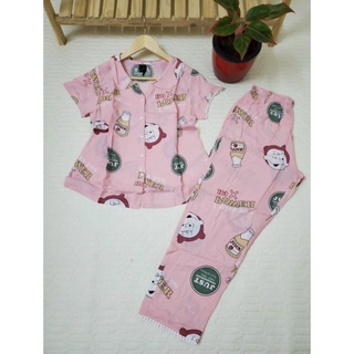 BỘ PIJAMA MẶC NHÀ LỊCH SỰ - size XL(57-62kg)