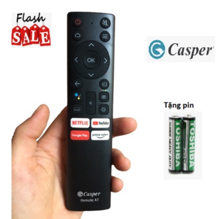 [CHÍNH HÃNG] Remote điều khiển tivi casper tìm kiếm giọng nói Remote A1