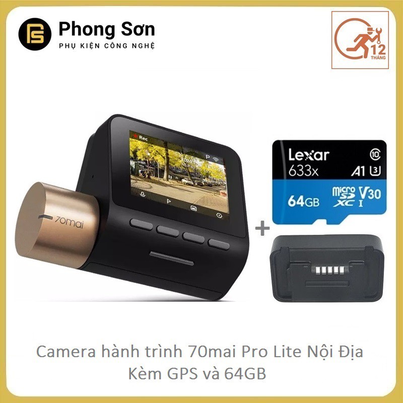 Camera hành trình 70mai Dashcam Lite - Phiên bản Nội Địa - Bảo hành 12 tháng | BigBuy360 - bigbuy360.vn