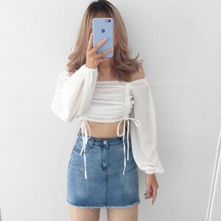 CROPTOP VOAN TAY PHỒNG