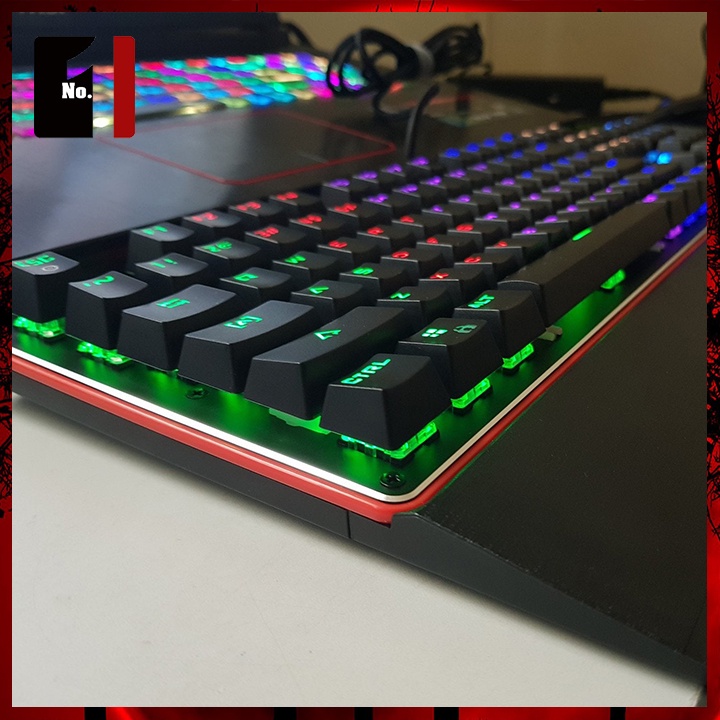 Bàn Phím Cơ Keycap Xuyên Led Gaming E-Dra EK300 Led Rgb Bàn Phím Máy Tính Laptop Pc Chơi Game Có Dây