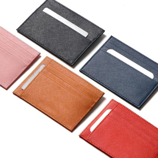 VÍ MINI ĐỰNG THẺ Cardholder ZERO Da Saffiano Nhập Khẩu Cao Cấp Chống Thấm Nước Unisex Nam Nữ DOLANTO | BigBuy360 - bigbuy360.vn