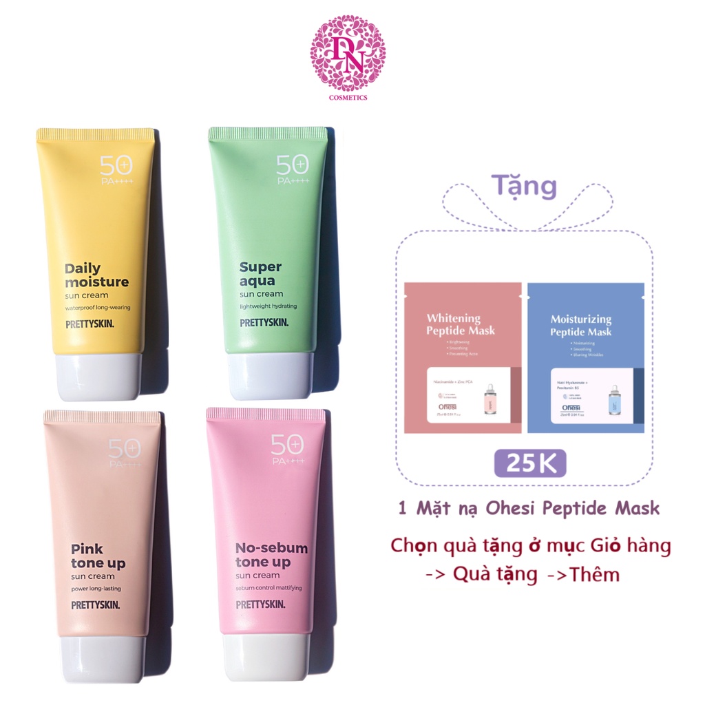 Kem chống nắng Pretty Skin Sun Cream SPF 50+ PA++++ (70g)