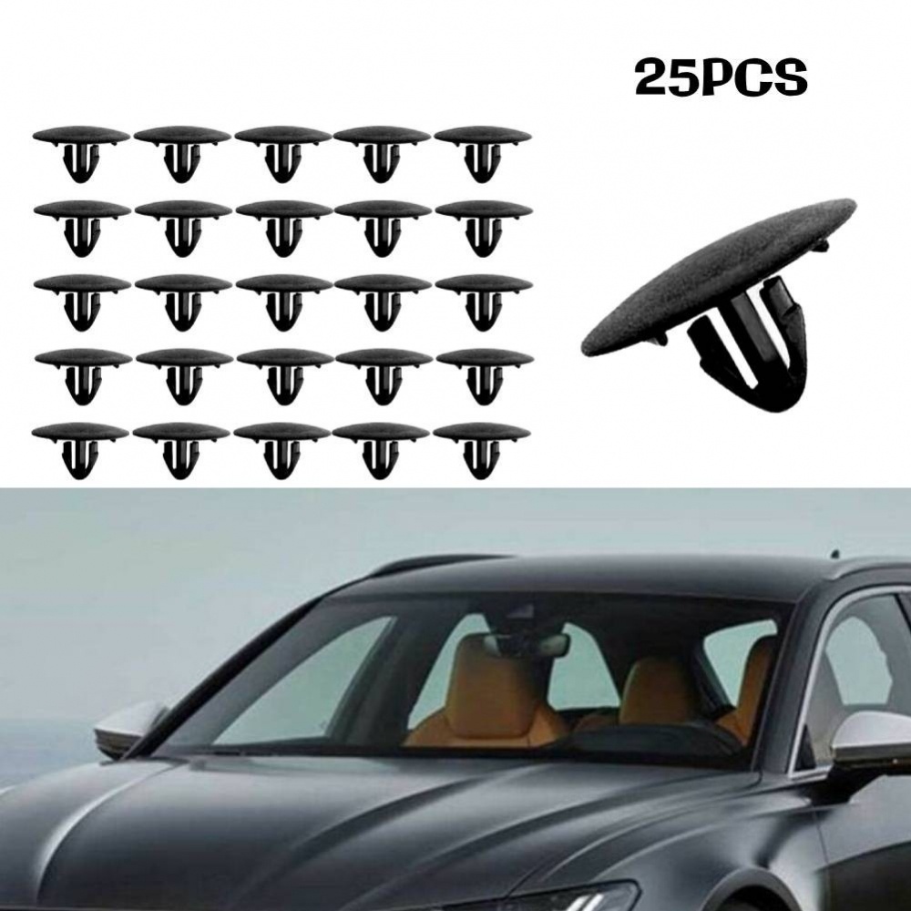 Set 25 Kẹp Nhựa Cố Định Mui Xe toyota 90467-09050