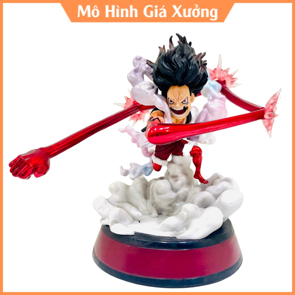 Mô hình One Piece Luffy Gear 4 Snake Man Cao 11cm , trạng thái chiến đấu , figure mô hình one piece , mô hình giá xưở