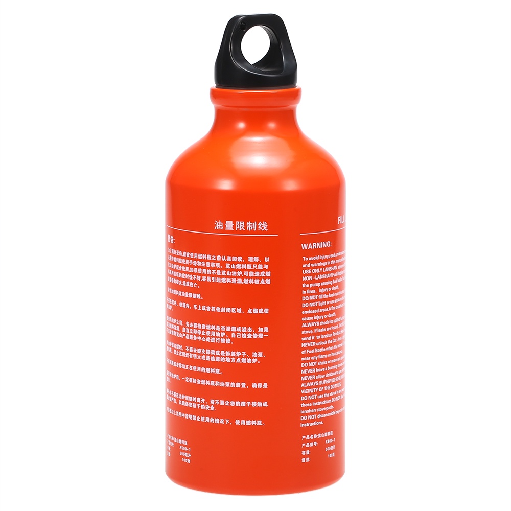 Bình Đựng Nhiên Liệu 500ml Tiện Dụng Cho Hoạt Động Ngoài Trời