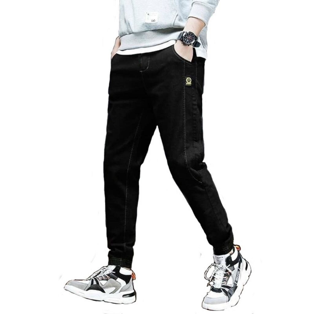 Quần Jean Nam Chất Bò DR900172RT Phối Rách Cá Tính Trẻ Trung