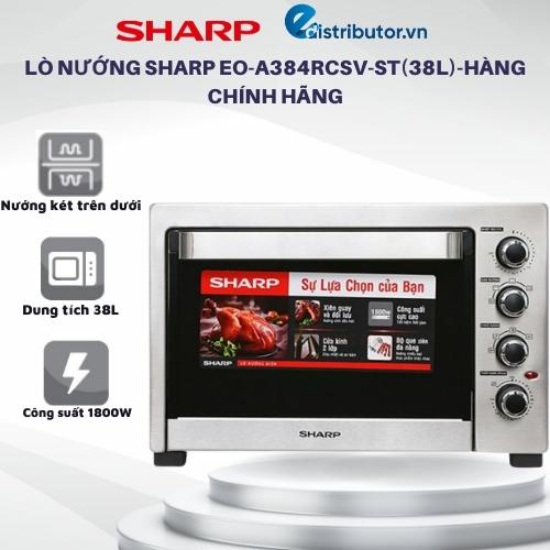 Lò nướng Sharp EO-A384RCSV-ST(38L)-Hàng Chính Hãng