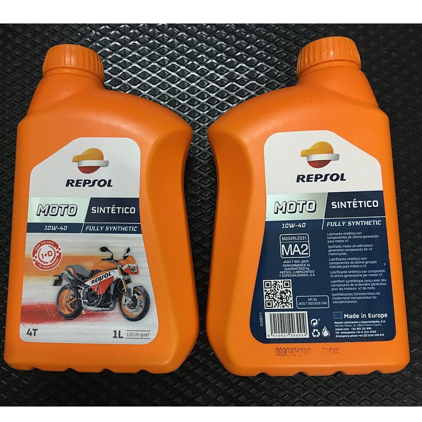 [Chính Hãng] Nhớt tổng hợp cao cấp xe số, mô tô PKL Repsol Moto Sintetico 4T 10W40 1L NKLUBE