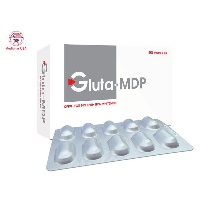 GLUTA MDP - Viên uống là trắng da, sạch nám