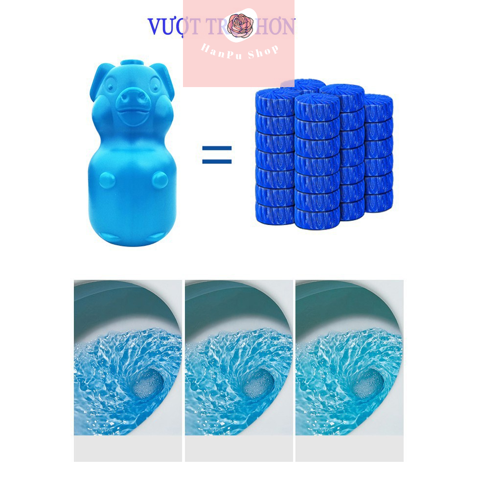 Heo Thả Bồn Cầu, Viên Thả Bồn Cầu Diệt Khuẩn, Viên Khử Mùi Bồn Cầu
