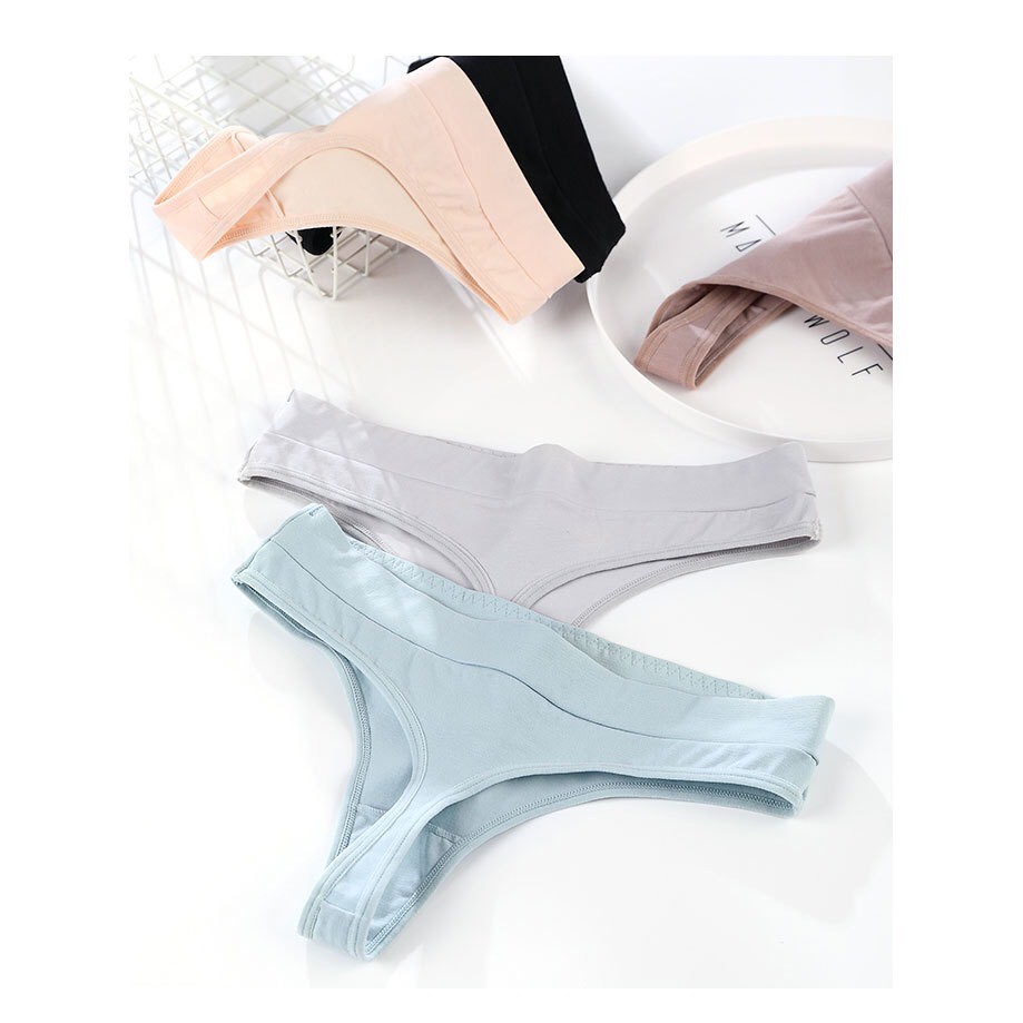 Quần Lót Lọt Khe Cotton Dáng Thể Thao