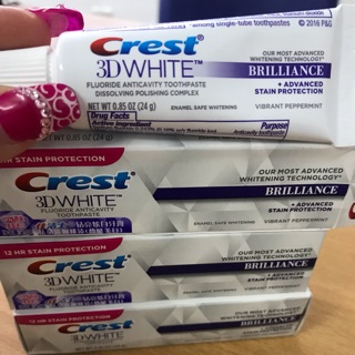Kem đánh răng Crest 3D White mini 24g