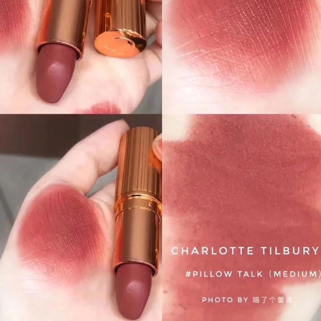 Charlotte Tilbury Pilow Talk 2 Medium Son Thỏi Lì Matte Revolution Lipsticks 3.5g