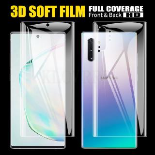 Mặt trước + mặt sau phim mềm bảo vệ màn hình samsung galaxy a50 a30 a20 a20s a10 s10 s9 s8 plus note 10+ 10 s10e