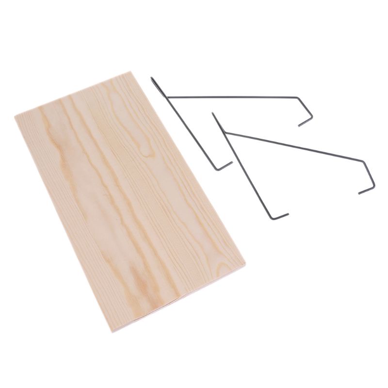 Kệ để sách vở/chậu hoa bằng chất liệu gỗ treo tường trang trí nhà cửa