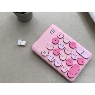 Bàn phím số không dây cao cấp - Forter IK6610 - màu đen