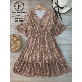 Bigsize Nữ - Đầm Voan Mè (MS 9450)