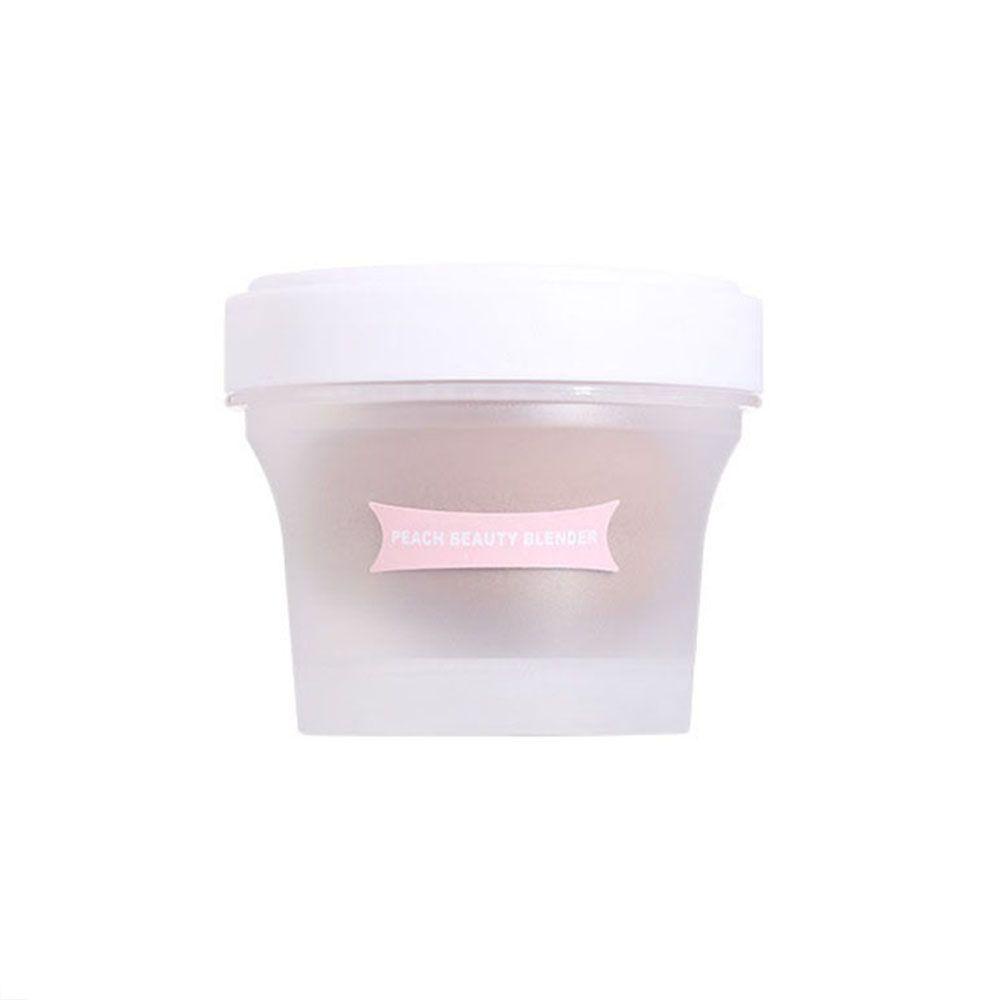 Mút Trang Điểm Mềm Mại Hình Quả Đào Kèm Hộp Đựng Tiện Lợi