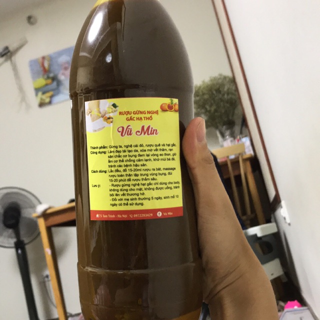 Combo 1 gừng nghệ gấc