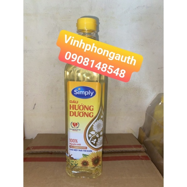 Dầu hướng dương SIMPLY chai 1 lít