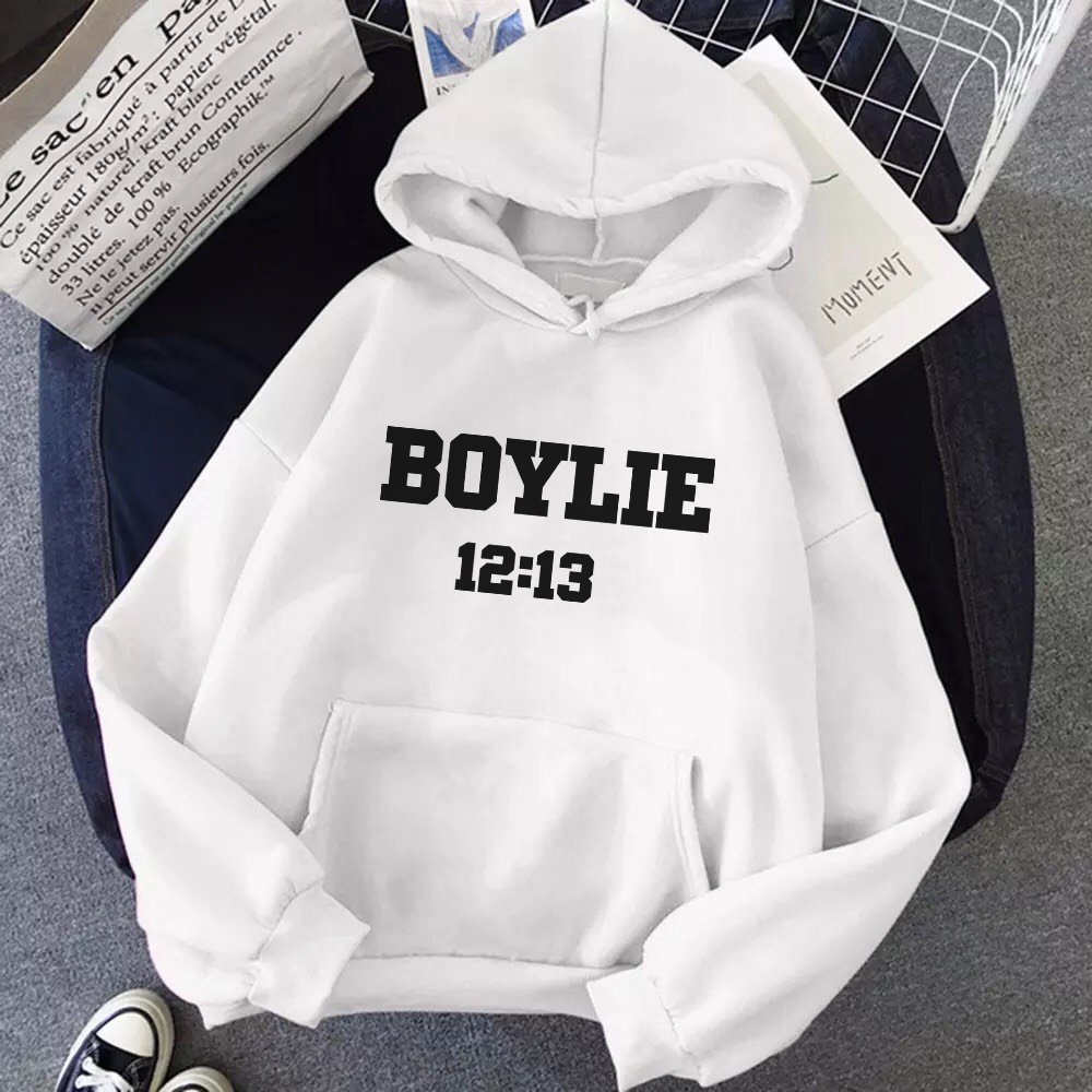 ÁO KHOÁC HOODIE NỈ UNISEX IN BOYLIE CỰC ĐẸP THỜI TRANG BB HOODIE